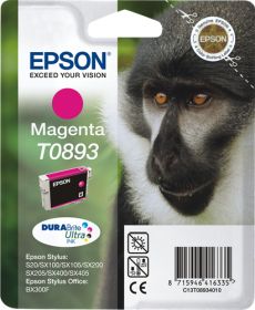 EPSON ORIGINAL - Epson T0893 Magenta (3,5 ml) Cartouche de marque 