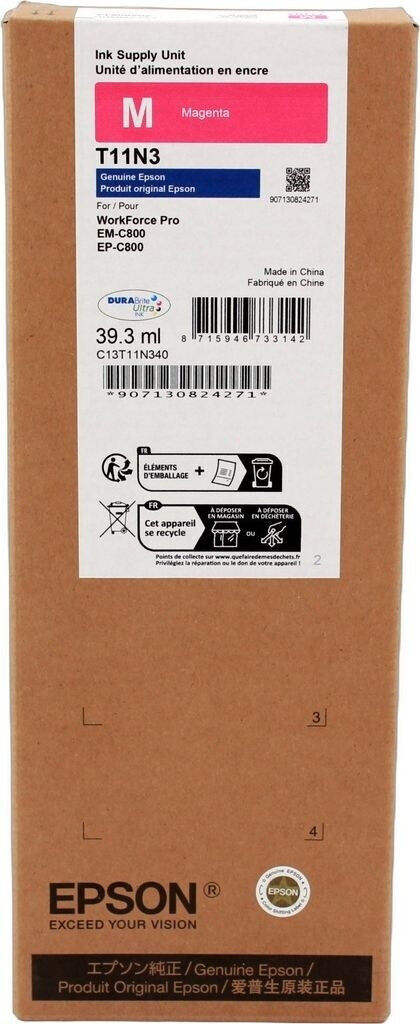 EPSON (ORIGINAL) - Epson T11N3 Magenta Cartouche d'encre originale C13T11N340