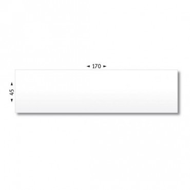 ETIQUETTES - 170 x 45mm - Boîte de 1000 étiquettes d'affranchissement simple blanches