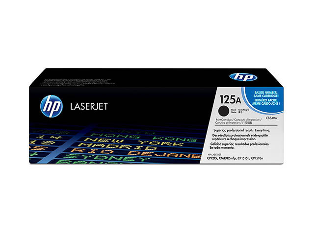 HP (ORIGINAL) - HP 125A Noir Cartouche de toner originale CB540A