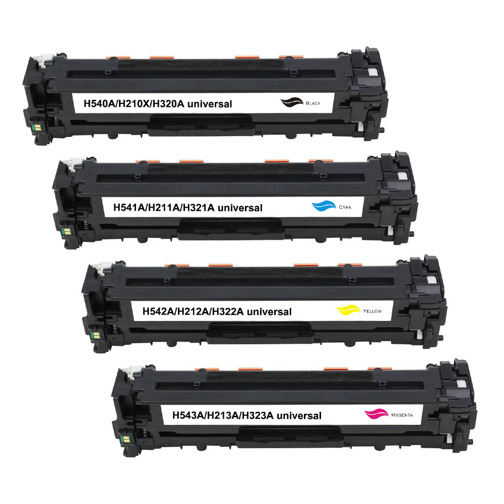 HP (COMPATIBLE) - HP 125AM Pack de 4 Cartouches de toner génériques 125A