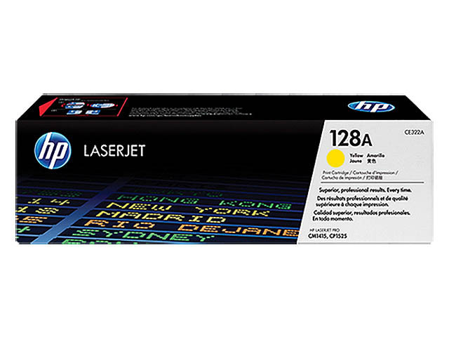 HP (ORIGINAL) - HP 128A Jaune Cartouche de toner originale CE322A