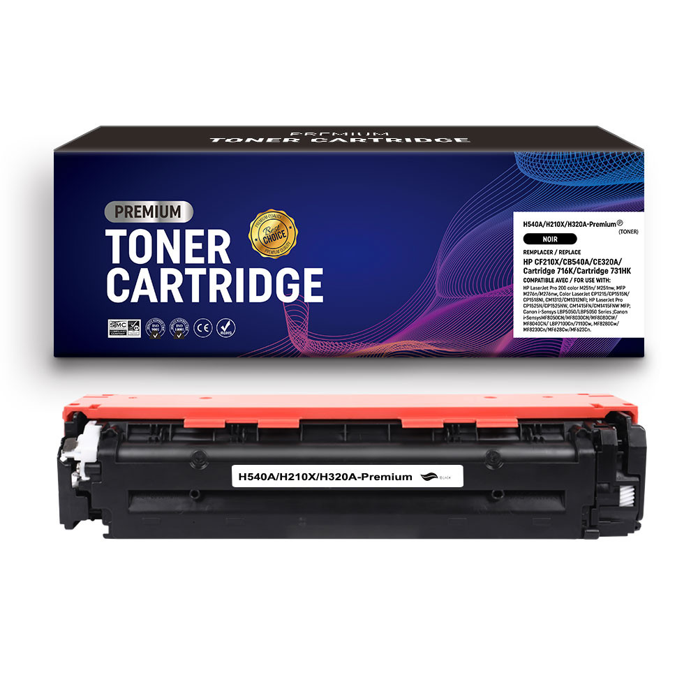 HP (COMPATIBLE PREMIUM) - HP 131X Noir Cartouche de toner remanufacturée CF210X Qualité Premium