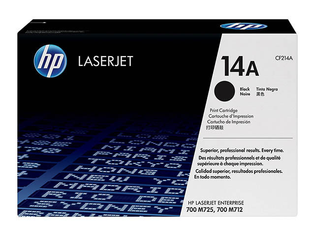 HP (ORIGINAL) - HP 14A Noir Cartouche de toner originale CF214A