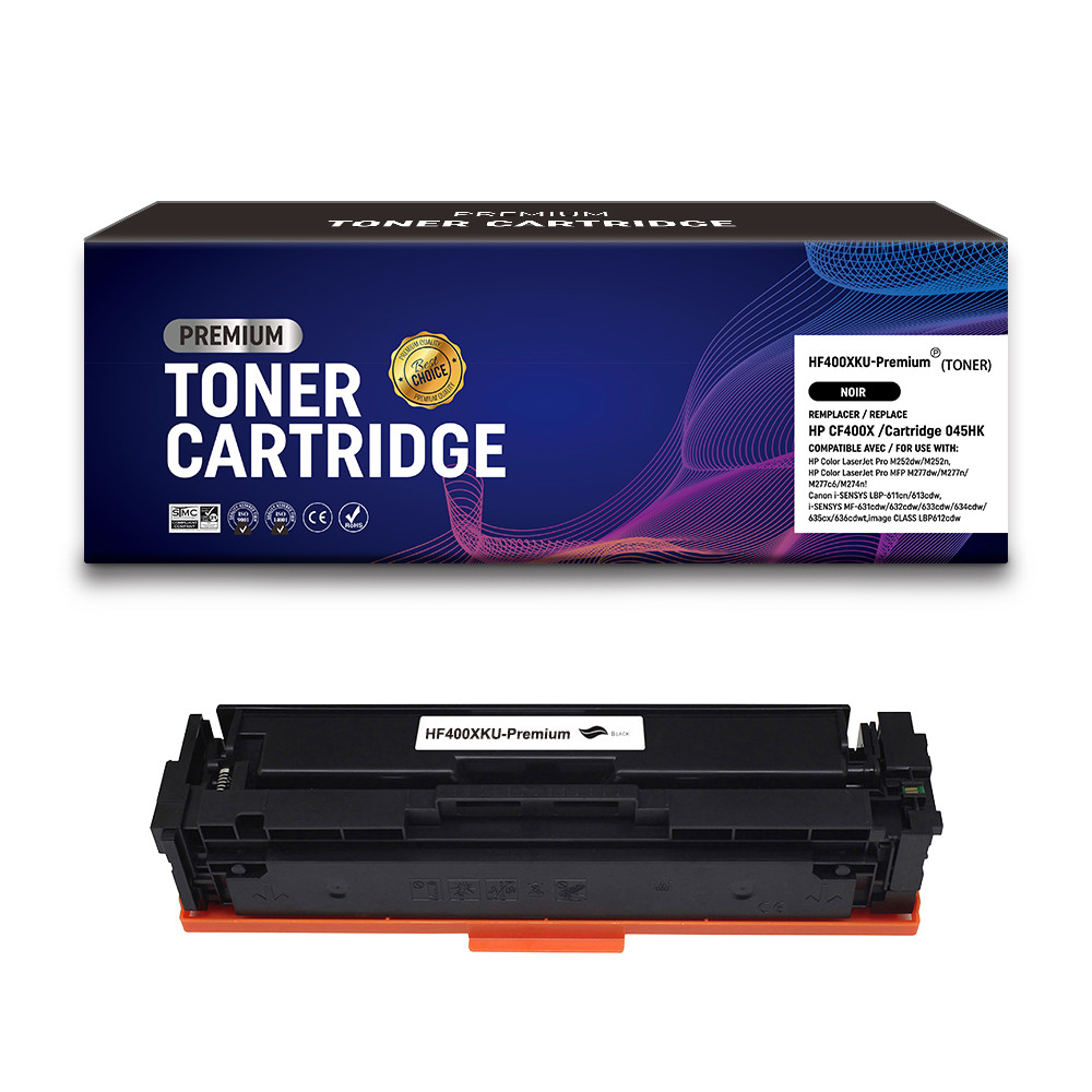 HP (COMPATIBLE PREMIUM) - HP 201X Noir Cartouche de toner générique CF400X Qualité Premium