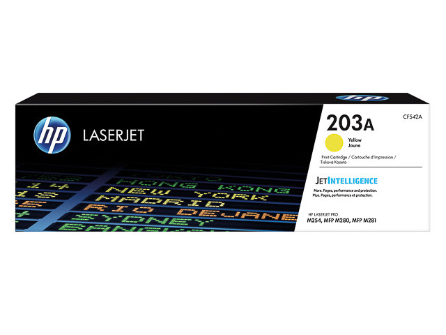 HP (ORIGINAL) - HP 203A Jaune Cartouche de toner originale CF542A