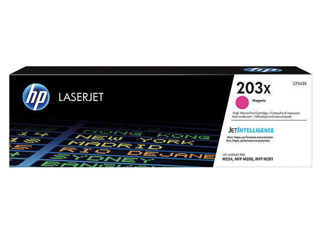 HP (ORIGINAL) - HP 203X Magenta Cartouche de toner originale CF543X