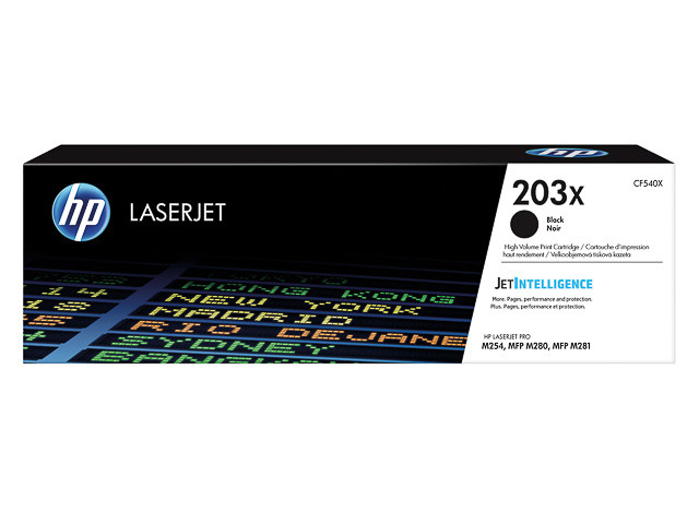 HP (ORIGINAL) - HP 203X Noir Cartouche de toner originale CF540X