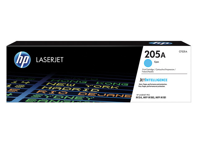 HP (ORIGINAL) - HP 205A Cyan Cartouche de toner originale CF531A