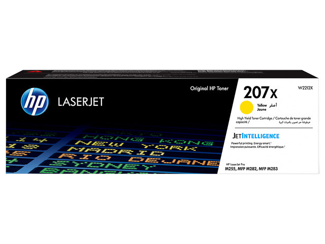 HP (ORIGINAL) - HP 207X Jaune Cartouche de toner originale W2212X