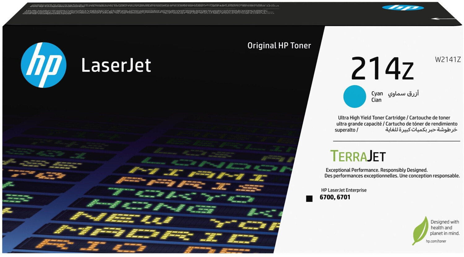 HP (ORIGINAL) - HP 214Z Cyan Cartouche de toner originale W2141Z