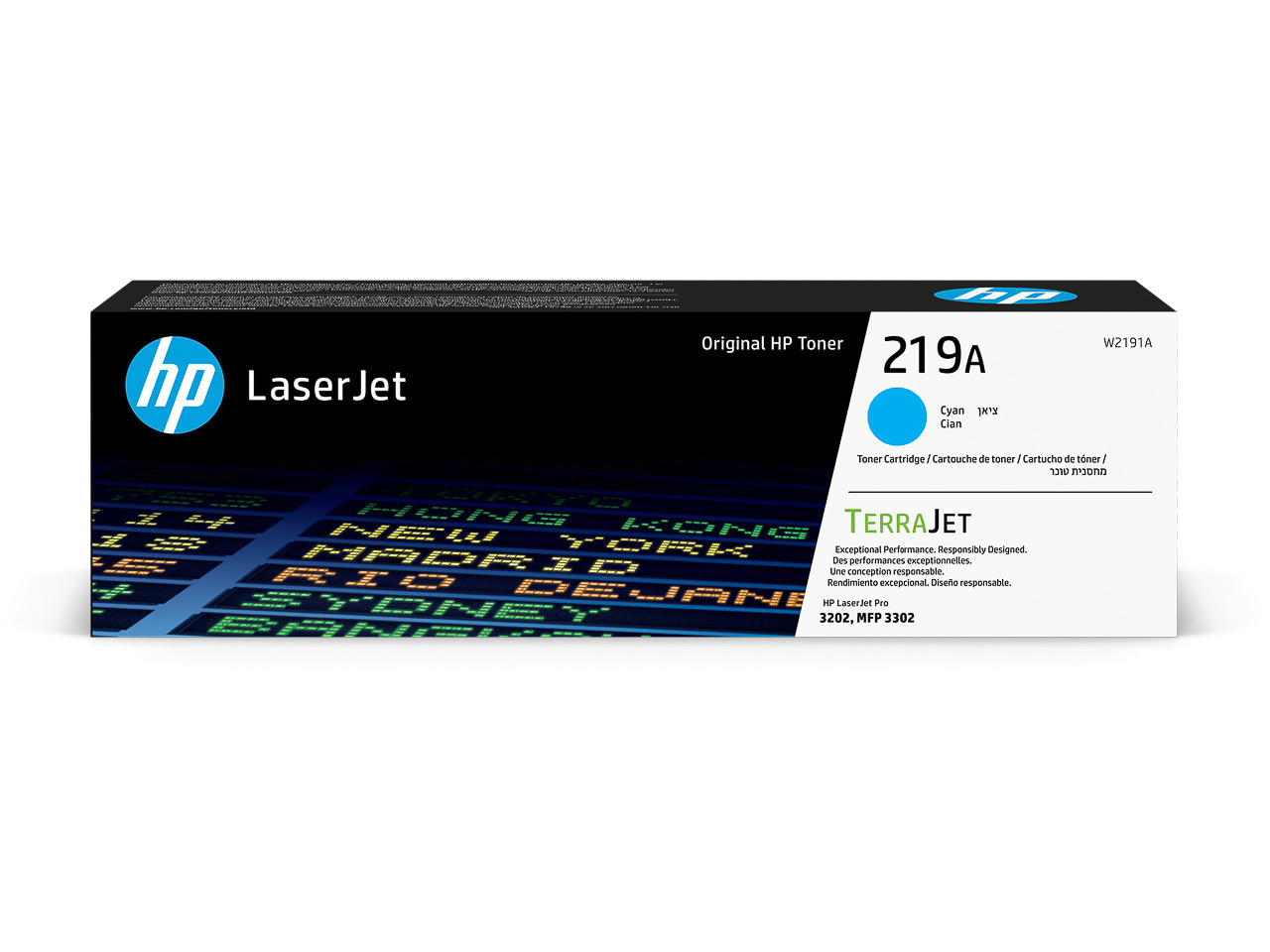 HP (ORIGINAL) - HP 219A Cyan Cartouche de toner originale W2191A