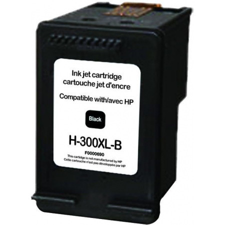 HP (COMPATIBLE PREMIUM) - HP 300XL Noir Cartouche d'encre remanufacturée CC641EE Qualité Premium