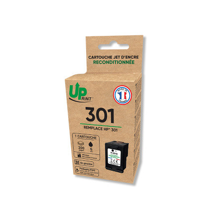 HP (COMPATIBLE PREMIUM) - HP 301 Noir Cartouche d'encre recyclée CH561EE