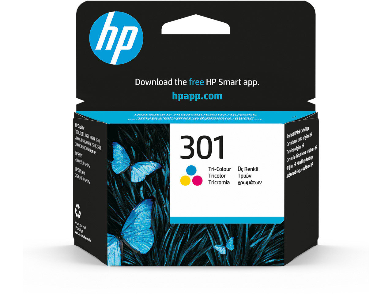 HP (ORIGINAL) - HP 301 Tricolor Cartouche d'encre originale CH562EE