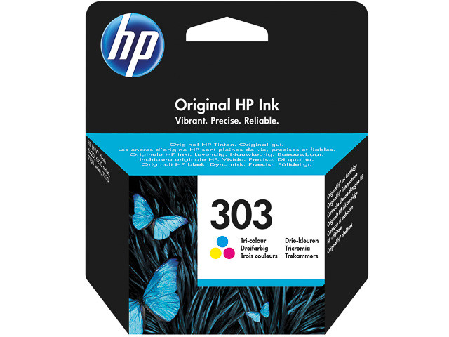 HP (ORIGINAL) - HP 303 Tricolor Cartouche d'encre originale T6N01AE