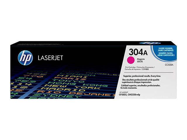 HP (ORIGINAL) - HP 304A Magenta Cartouche de toner originale CC533A