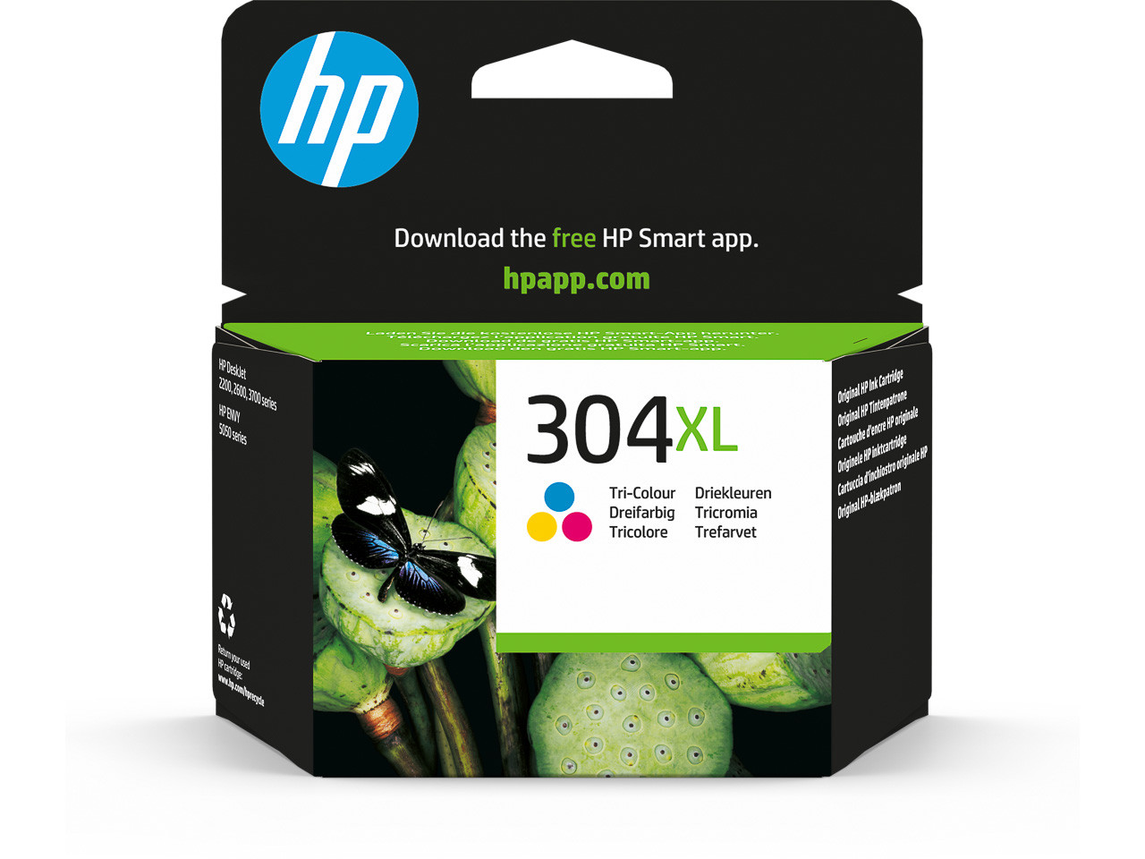 HP (ORIGINAL) - HP 304XL Tricolor Cartouche d'encre originale N9K07AE