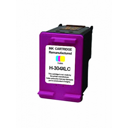 HP (COMPATIBLE PREMIUM) - HP 304XL Tricolor Cartouche d'encre remanufacturée N9K07AE Qualité Premium