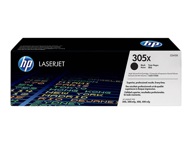HP (ORIGINAL) - HP 305X Noir Cartouche de toner originale CE410X