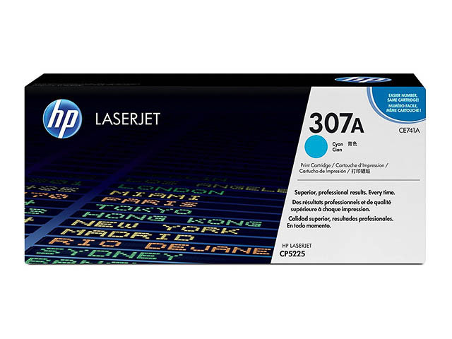 HP (ORIGINAL) - HP 307A Cyan Cartouche de toner originale CE741A