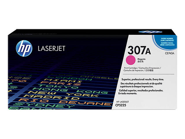 HP (ORIGINAL) - HP 307A Magenta Cartouche de toner originale CE743A