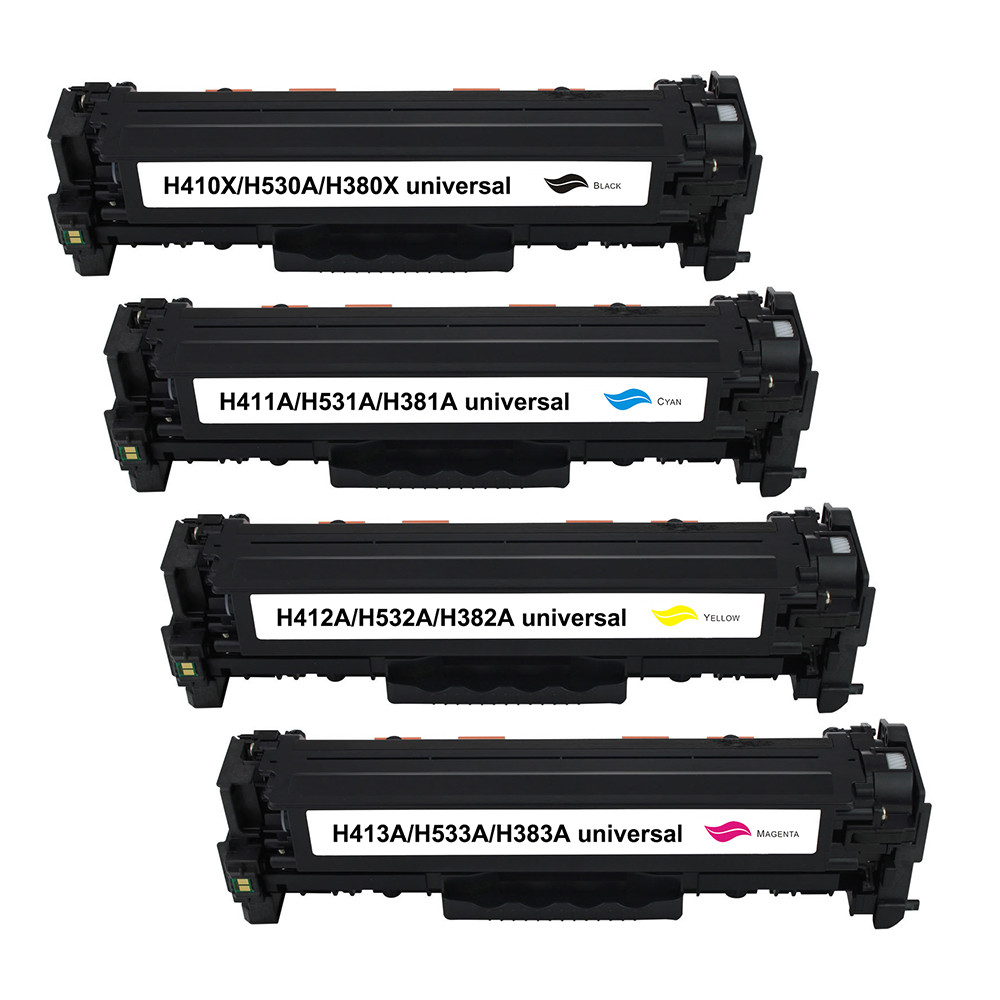 HP (COMPATIBLE) - HP 312 Pack de 4 Cartouches de toners génériques CF38