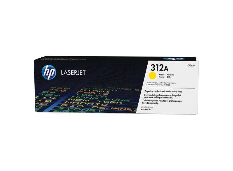 HP (ORIGINAL) - HP 312A Jaune Cartouche de toner originale CF382A