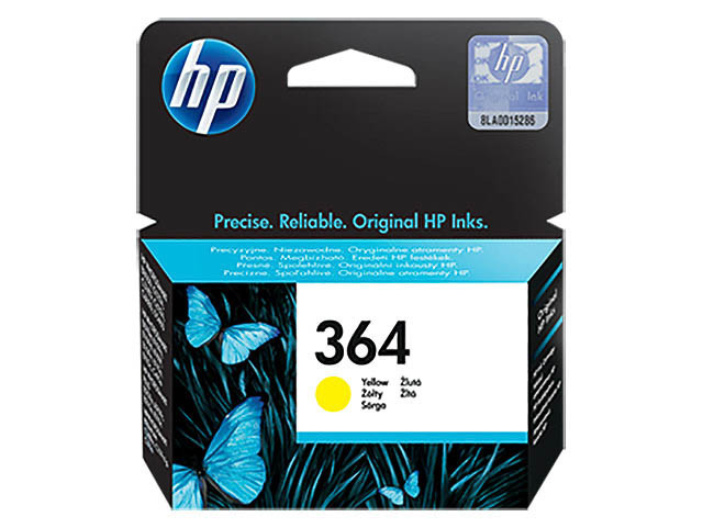 HP (ORIGINAL) - HP 364 Jaune Cartouche d'encre originale CB320EE