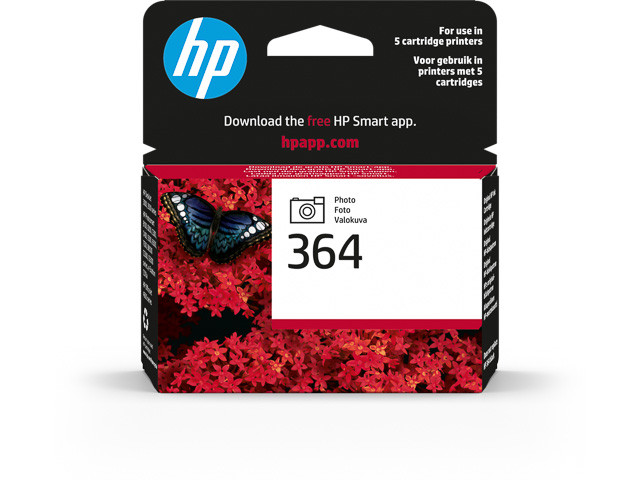 HP (ORIGINAL) - HP 364 Noir Photo Cartouche d'encre originale CB317EE