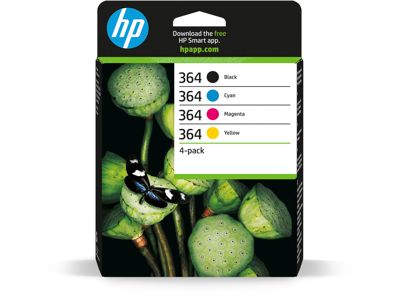 HP (ORIGINAL) - HP 364 Pack de 4 cartouches d'encre originales N9J73AE