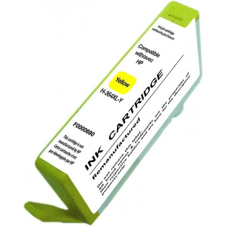 HP (COMPATIBLE) - HP 364XL Jaune Cartouche d'encre remanufacturée CB320EE