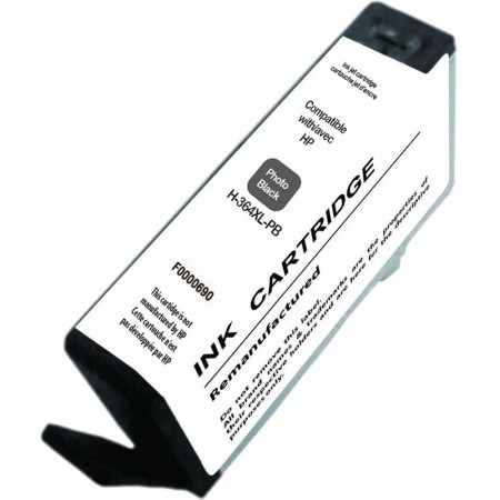 HP (COMPATIBLE) - HP 364XL Noir Photo Cartouche d'encre remanufacturée CB317EE