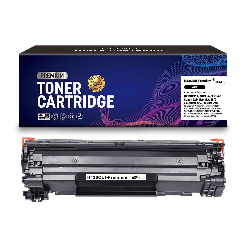HP (COMPATIBLE PREMIUM) - HP 36A Noir Cartouche de toner générique CB436A Qualité Premium