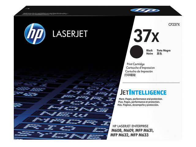 HP (ORIGINAL) - HP 37X Noir Cartouche de toner originale CF237X