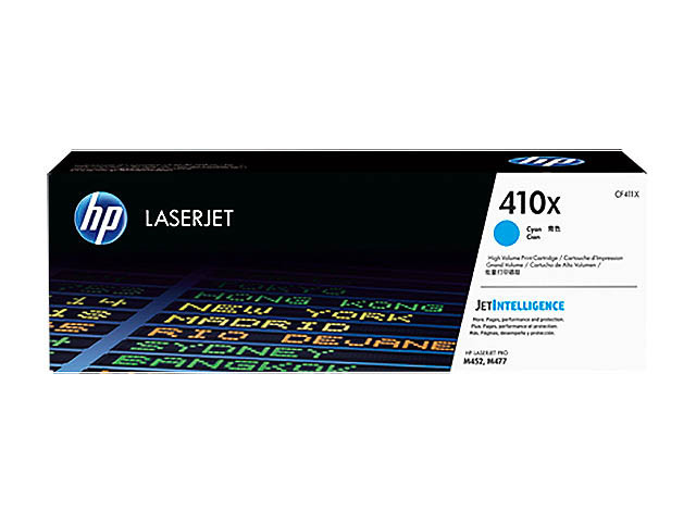 HP (ORIGINAL) - HP 410X Cyan Cartouche de toner originale CF411X