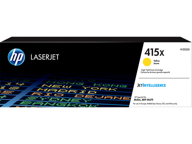 HP (ORIGINAL) - HP 415X Jaune Cartouche de toner originale W2032X