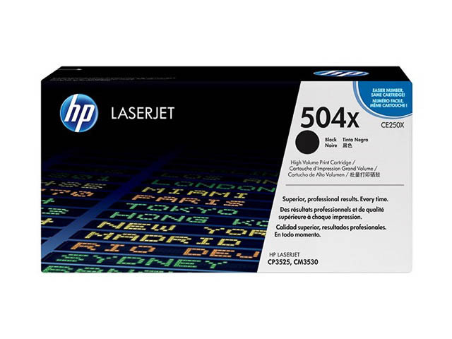 HP (ORIGINAL) - HP 504X Noir Cartouche de toner originale CE250X