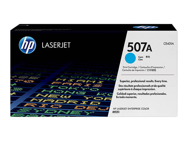 HP (ORIGINAL) - HP 507A Cyan Cartouche de toner originale CE401A