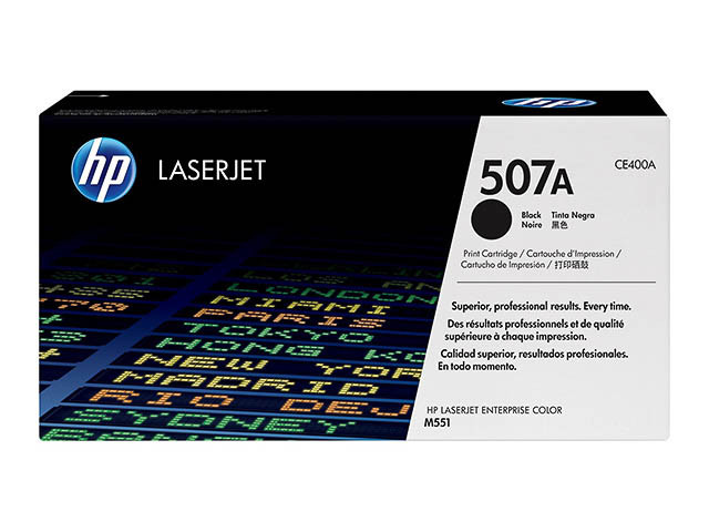 HP (ORIGINAL) - HP 507A Noir Cartouche de toner originale CE400A