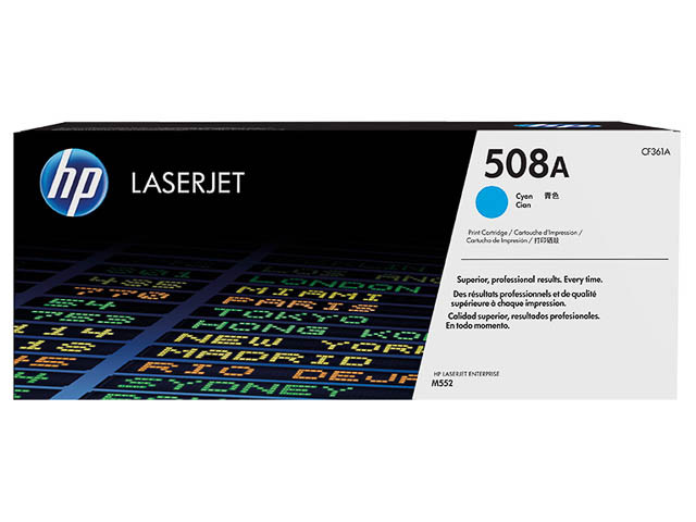 HP (ORIGINAL) - HP 508A Cyan Cartouche de toner originale CF361A