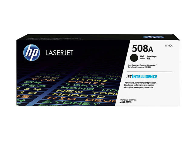HP (ORIGINAL) - HP 508A Noir Cartouche de toner originale CF360A