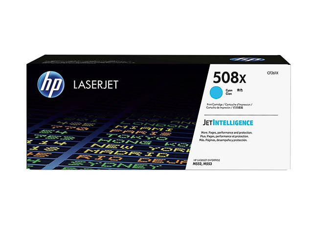 HP (ORIGINAL) - HP 508X Cyan Cartouche de toner originale CF361X