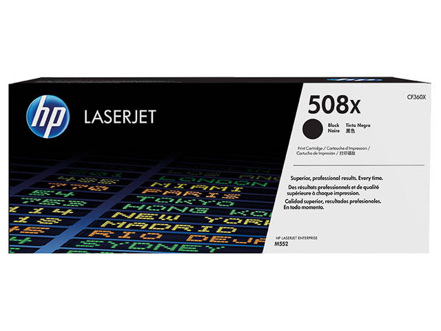 HP (ORIGINAL) - HP 508X Noir Cartouche de toner originale CF360X