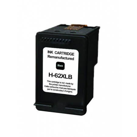 HP (COMPATIBLE PREMIUM) - HP 62XL Noir Cartouche d'encre remanufacturée C2P05AE Qualité Premium