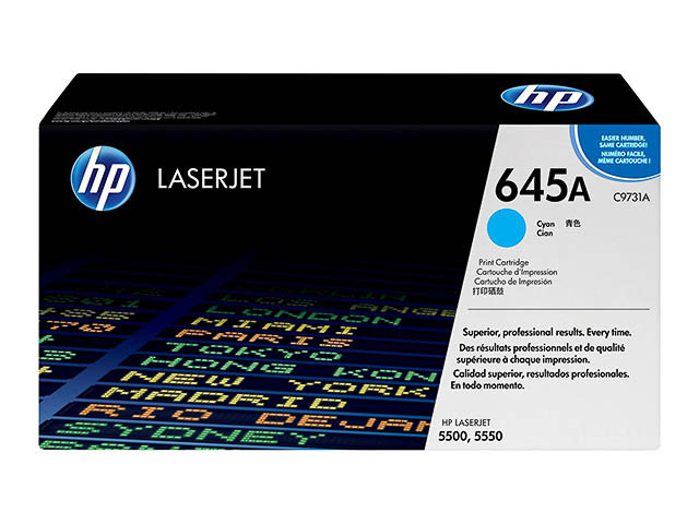 HP (ORIGINAL) - HP 645A Cyan Cartouche de toner originale C9731A