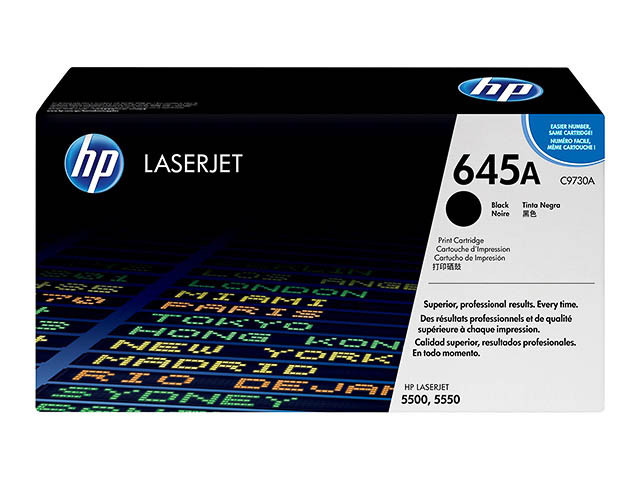 HP (ORIGINAL) - HP 645A Noir Cartouche de toner originale C9730A