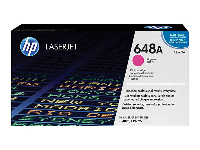 HP (ORIGINAL) - HP 648A Magenta Cartouche de toner originale CE263A