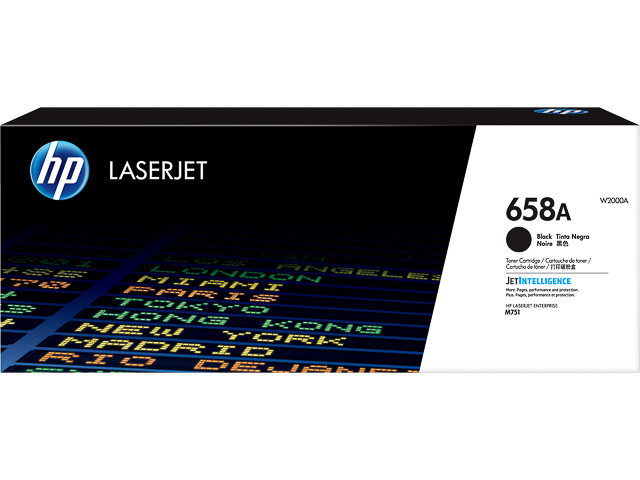 HP (ORIGINAL) - HP 658A Noir Cartouche de toner originale W2000A