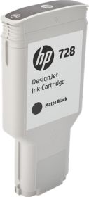 HP ORIGINAL - HP 728 / F9J68A Noir Mat (300 ml) Cartouche de marque
